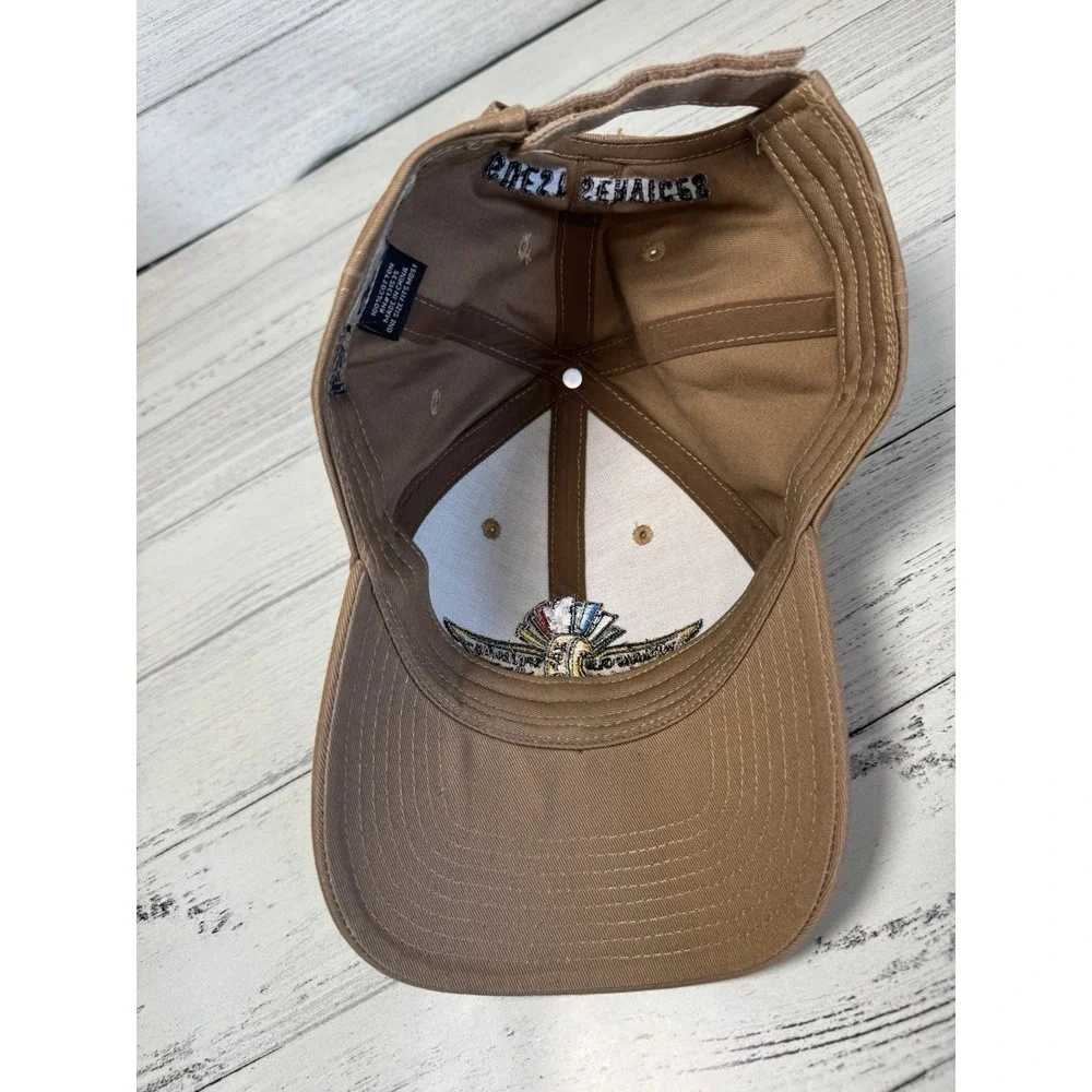 Indianapolis Motor Speedway Indy Car Race‎ Tan Adjustable Ball Cap Hat